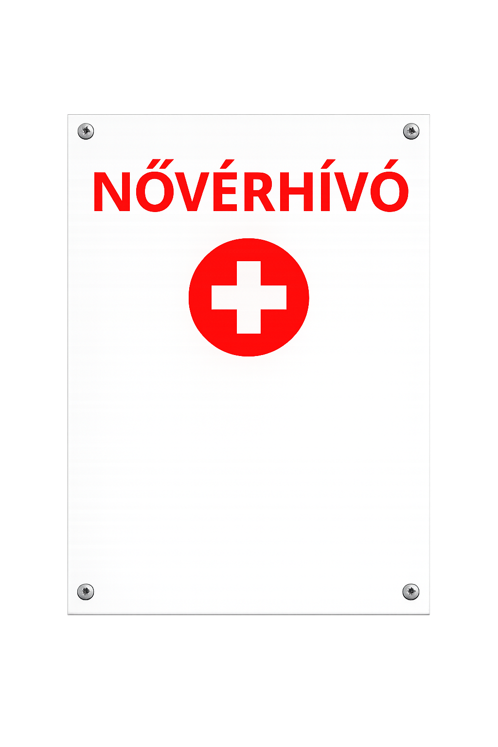 Nővérhívó tábla